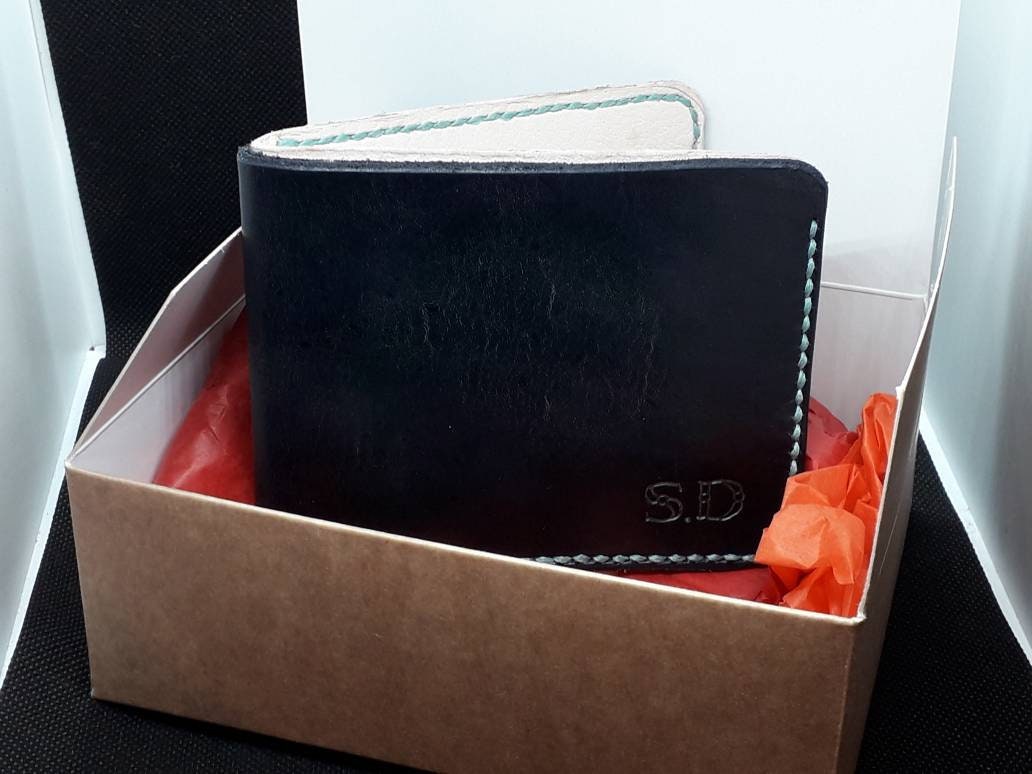 Real Leather Wallet | Handmade | Steampunk | Cogs | Gear