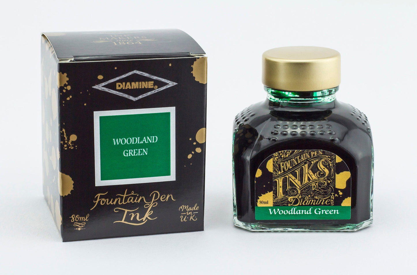 Diamine 80ml Fountain Pen Ink | Yellows | Greens|