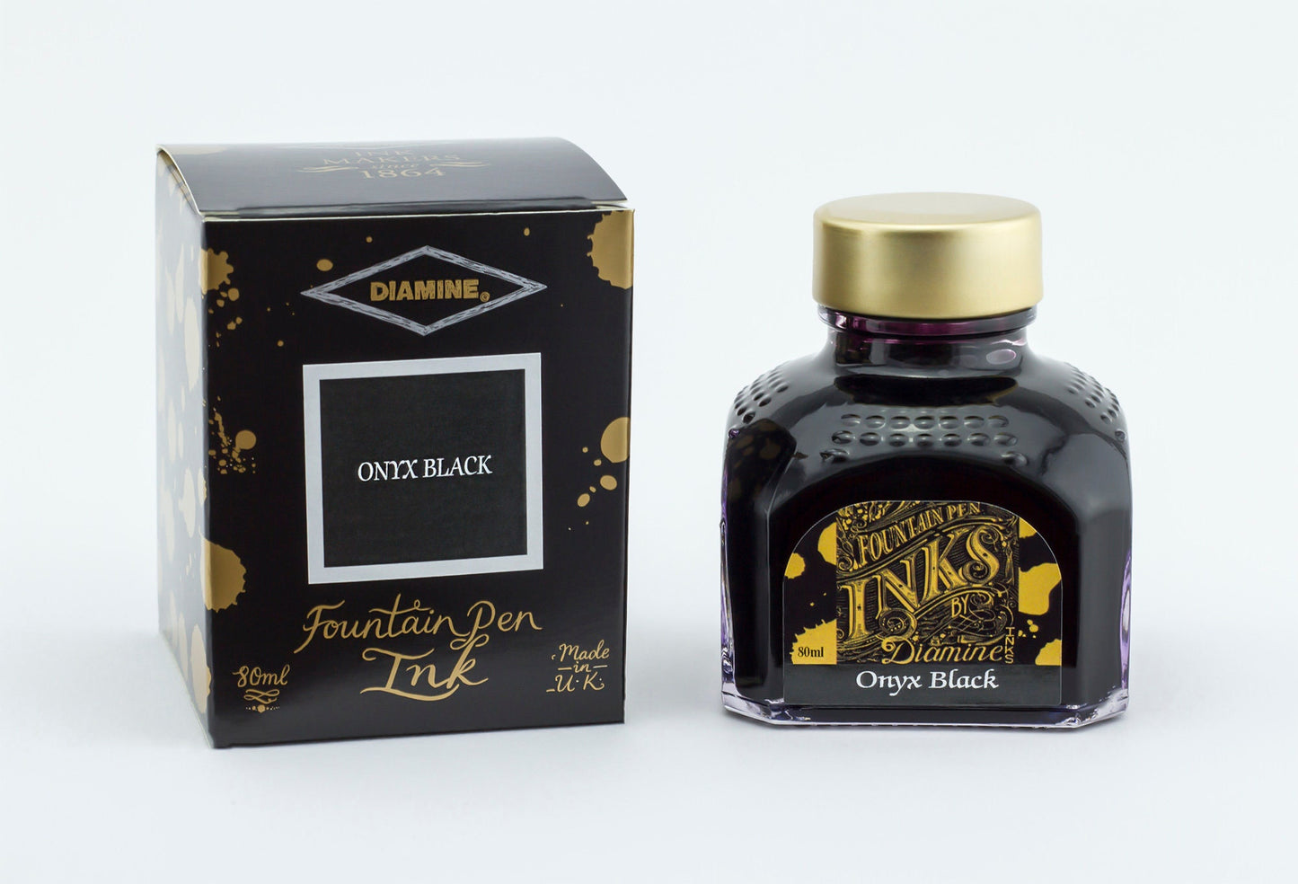 Diamine 80ml Fountain Pen Ink | Browns | Greys | Blacks |