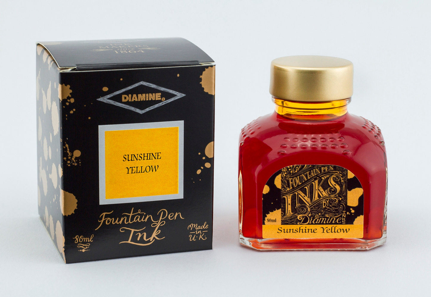 Diamine 80ml Fountain Pen Ink | Yellows | Greens|