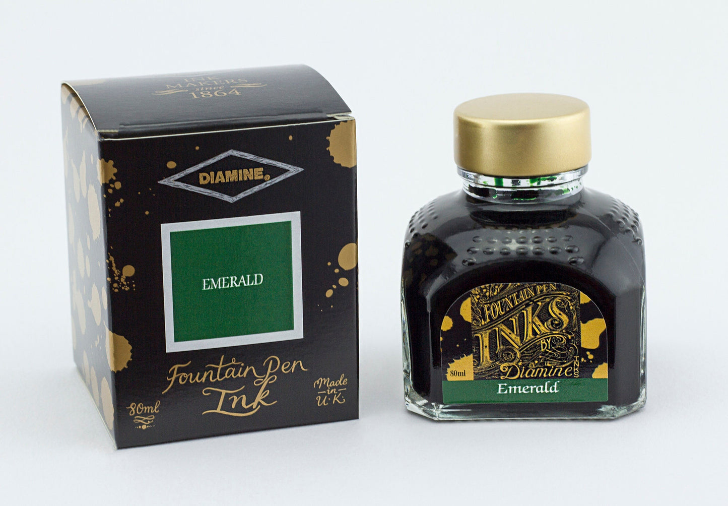 Diamine 80ml Fountain Pen Ink | Yellows | Greens|