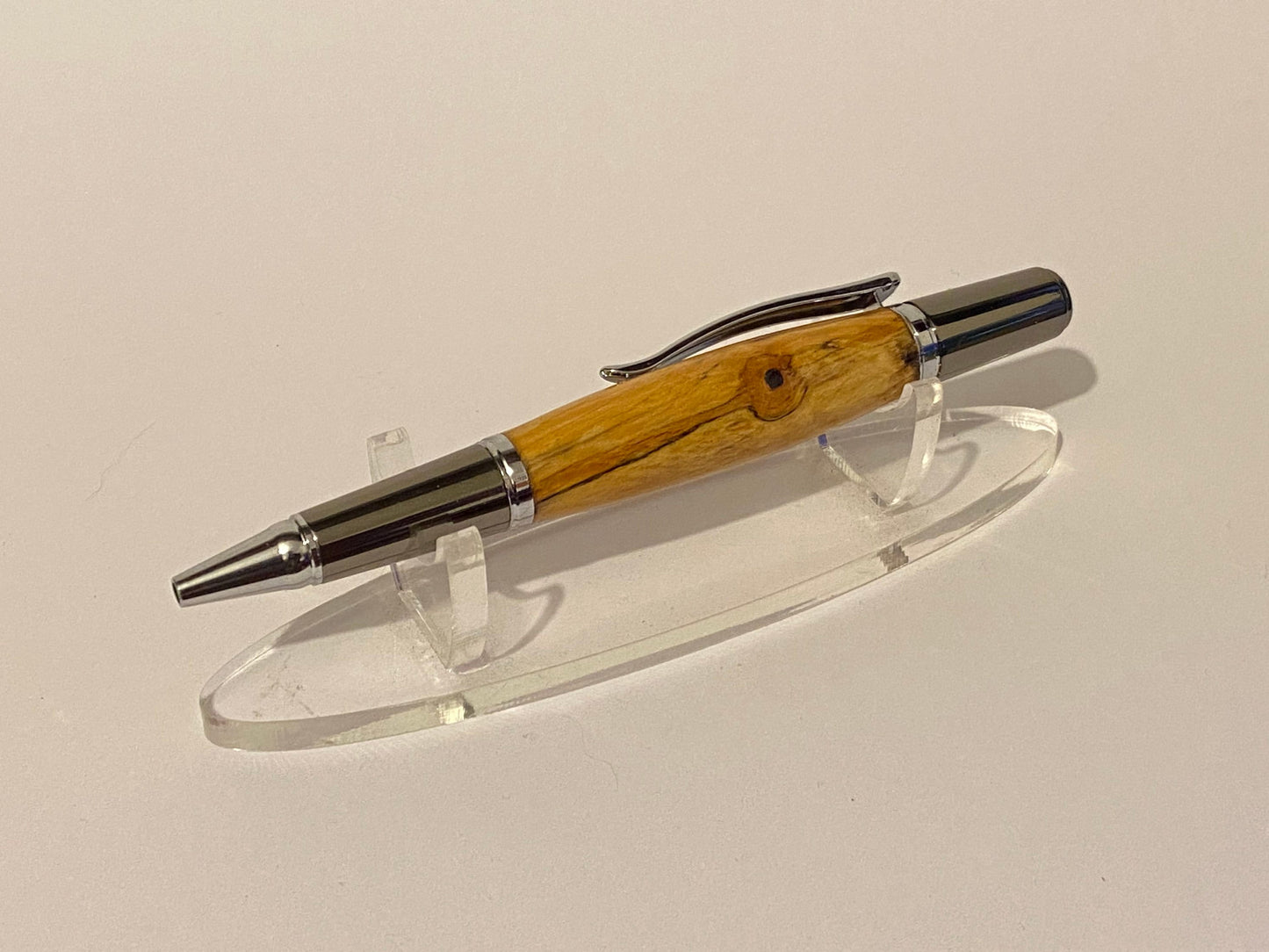 The Dark Hedges Pen! (The Kingsroad) | Silver Gunmetal Twist Ballpoint Pen | Sierra (Cierra) Style | Handcrafted Wooden Pen