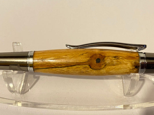 The Dark Hedges Pen! (The Kingsroad) | Silver Gunmetal Twist Ballpoint Pen | Sierra (Cierra) Style | Handcrafted Wooden Pen