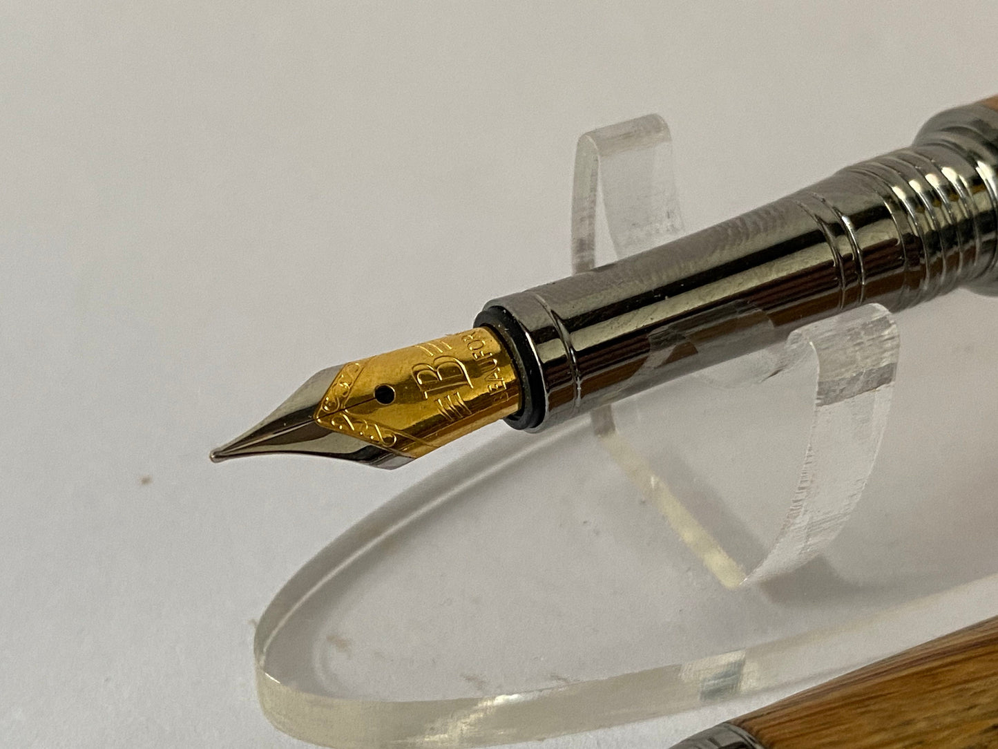 Irish Whiskey Barrel Fountain Pen - Style 1 | Handcrafted Wooden Oak Pen
