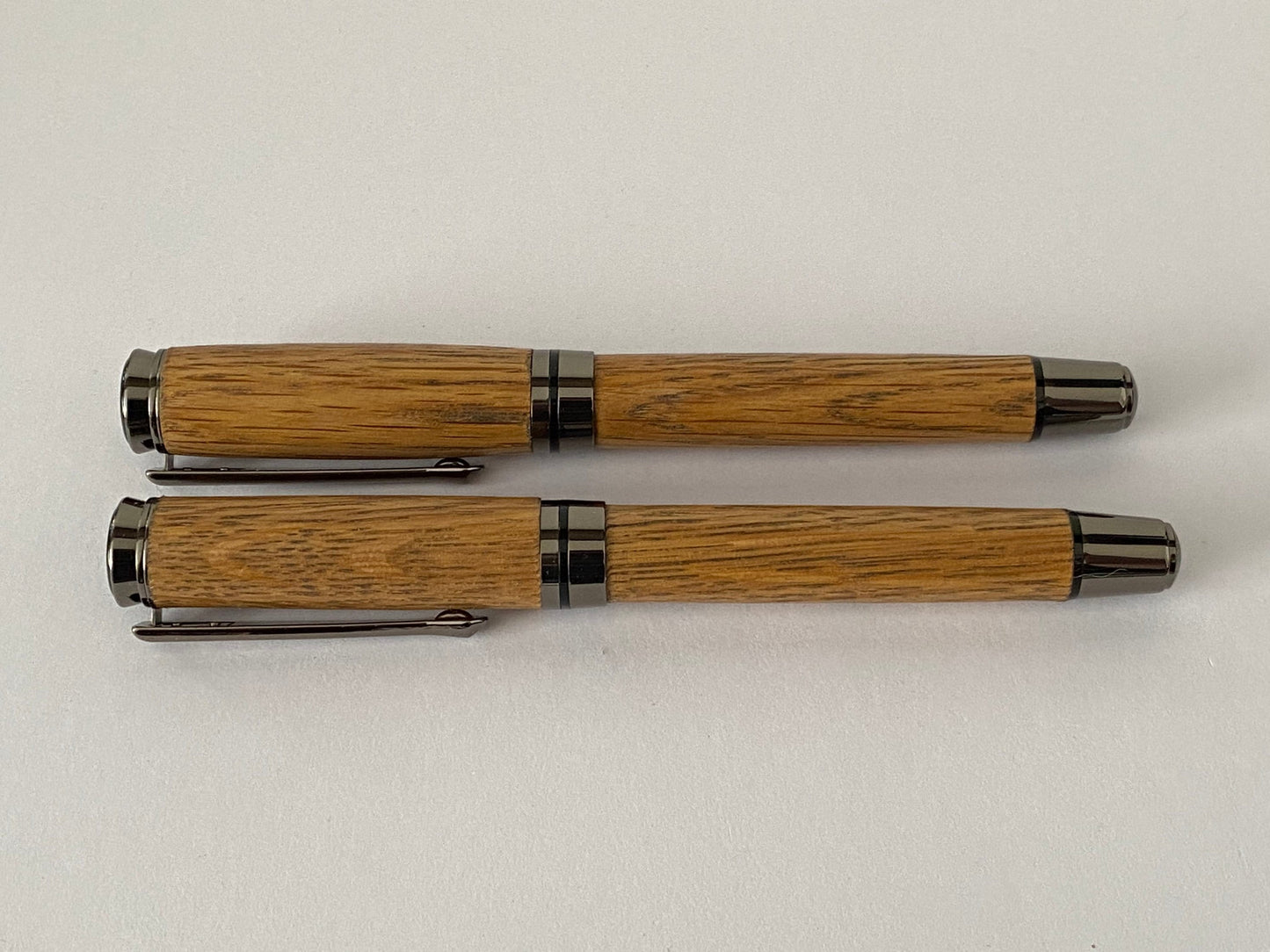 Irish Whiskey Barrel Rollerball - Style 2 | Handcrafted Wooden Oak Pen