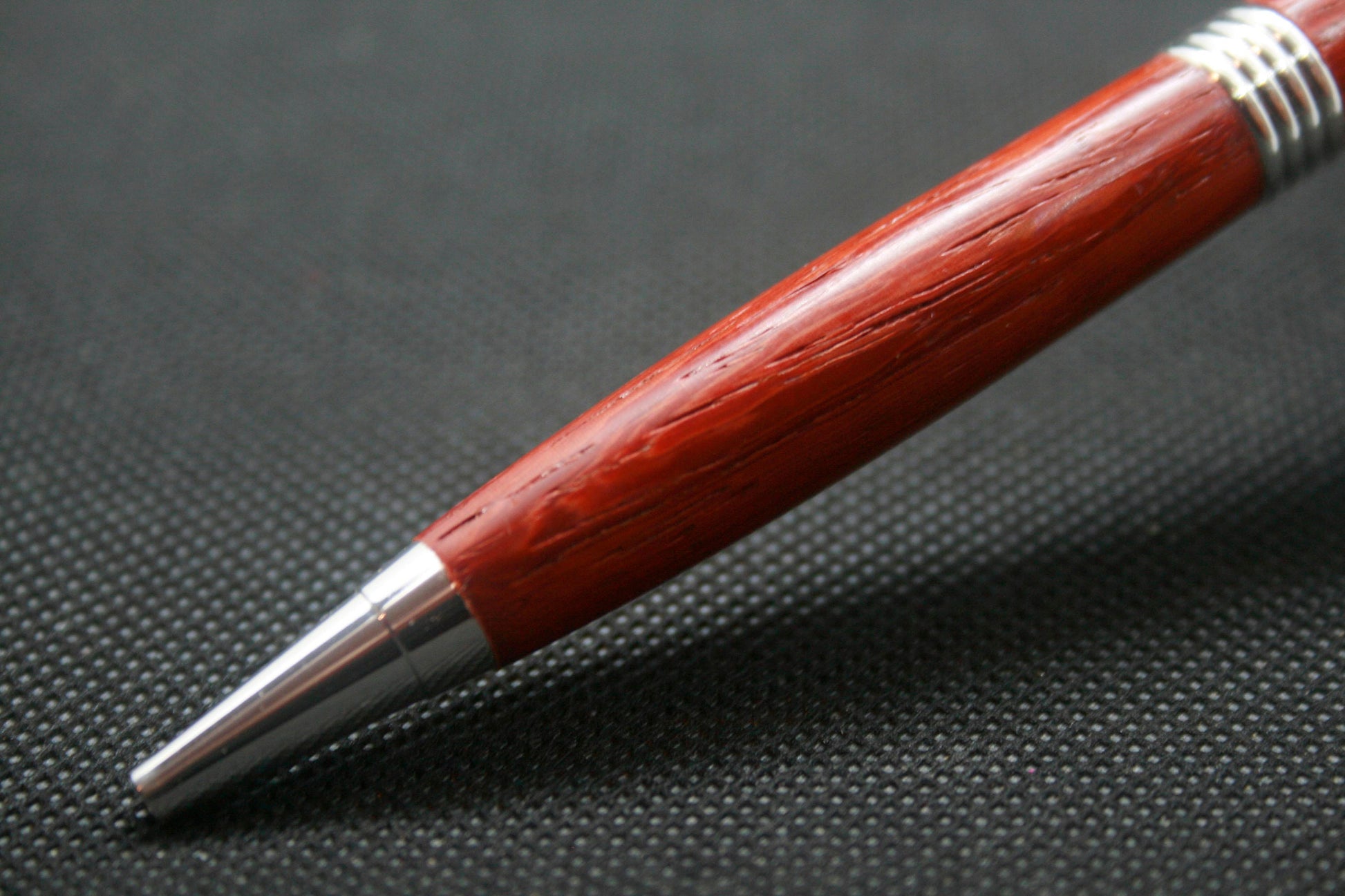 Calamus Padauk Wood Slimline Twist Pen | Hand Turned | Real Wood