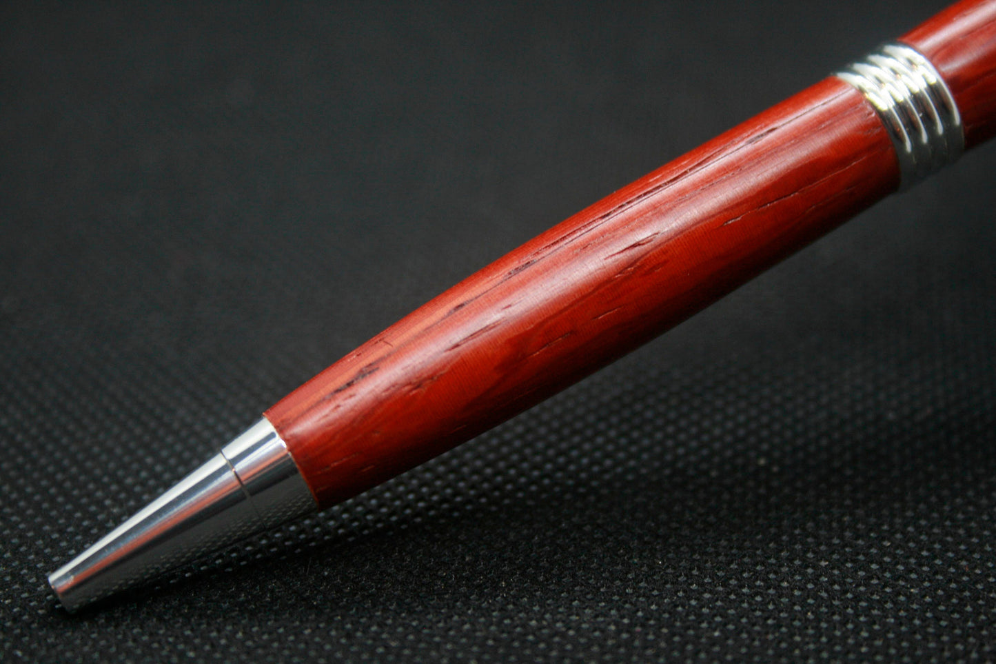 Calamus Padauk Wood Slimline Twist Pen | Hand Turned | Real Wood