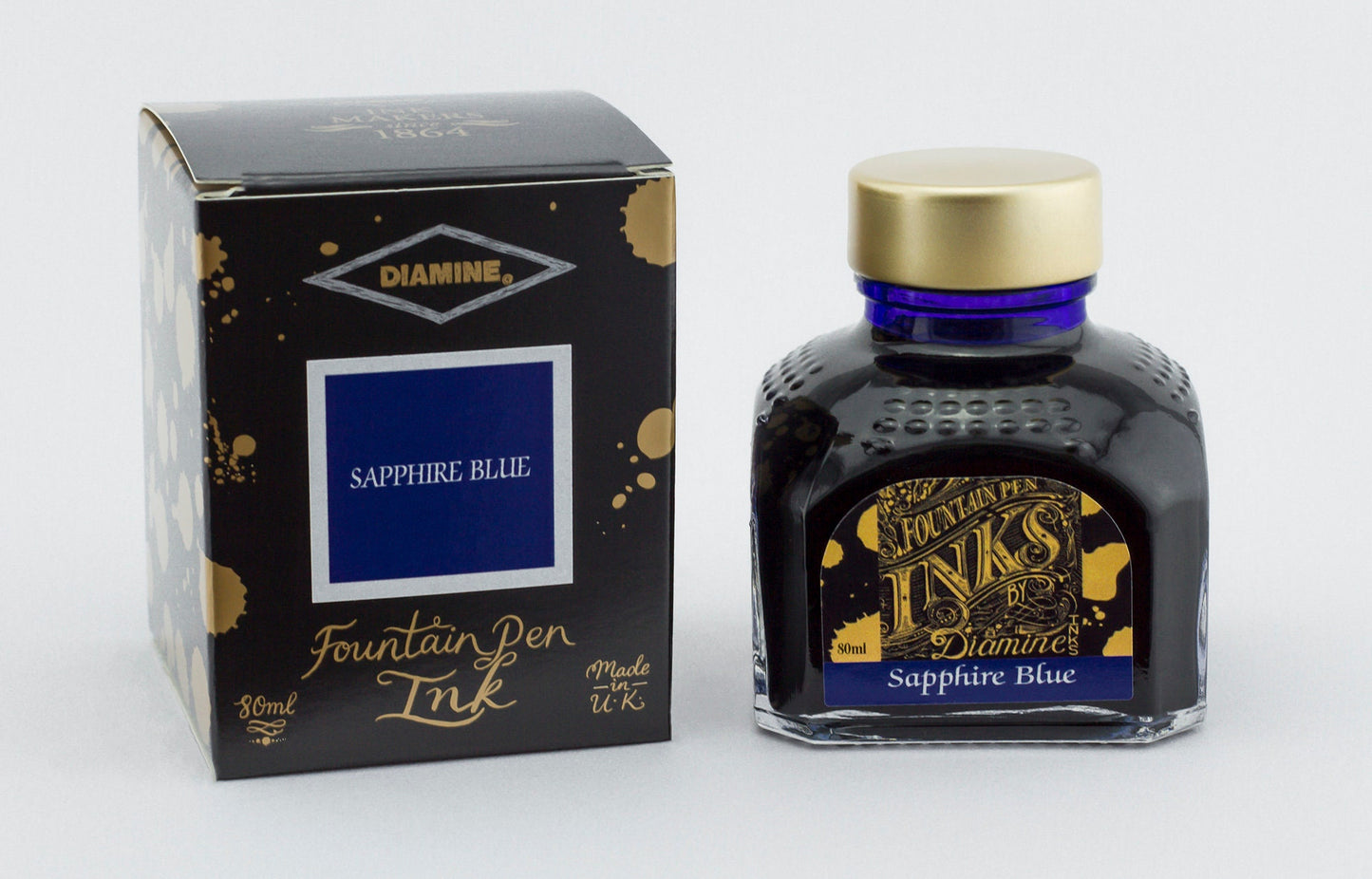 Diamine 80ml Fountain Pen Ink | Blues |