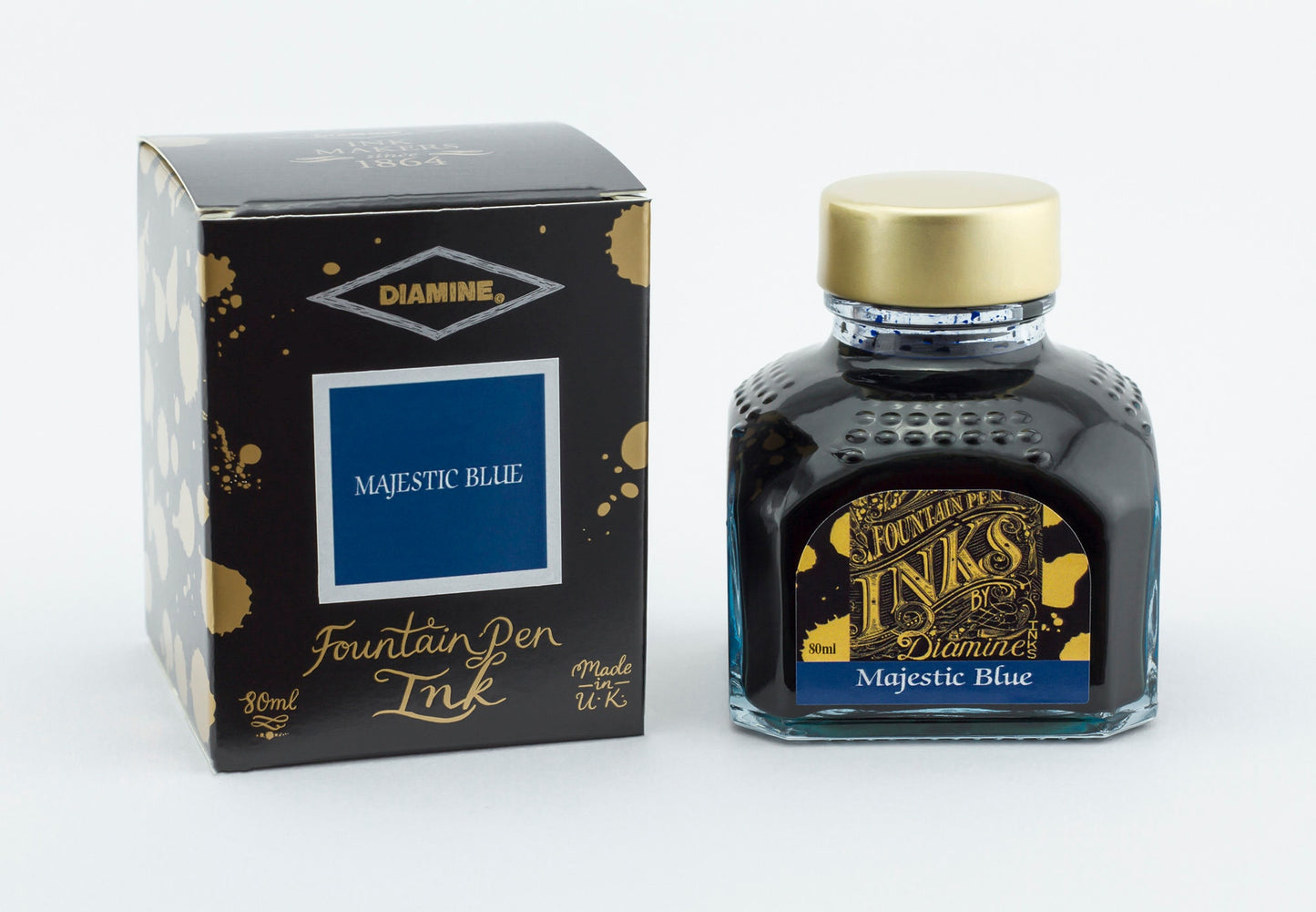 Diamine 80ml Fountain Pen Ink | Blues |