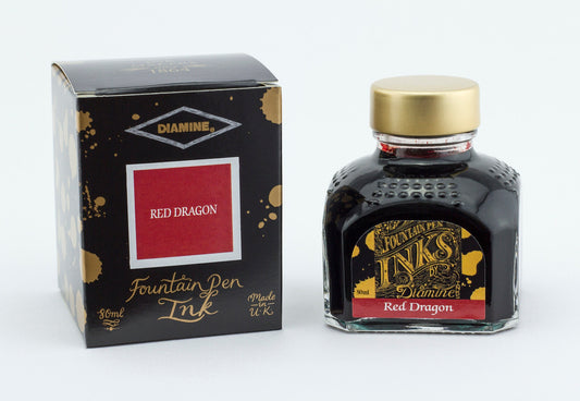Diamine 80ml Fountain Pen Ink | Reds | Oranges |