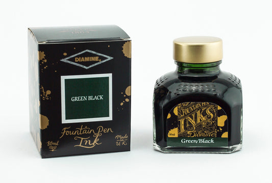 Diamine 80ml Fountain Pen Ink | Browns | Greys | Blacks |