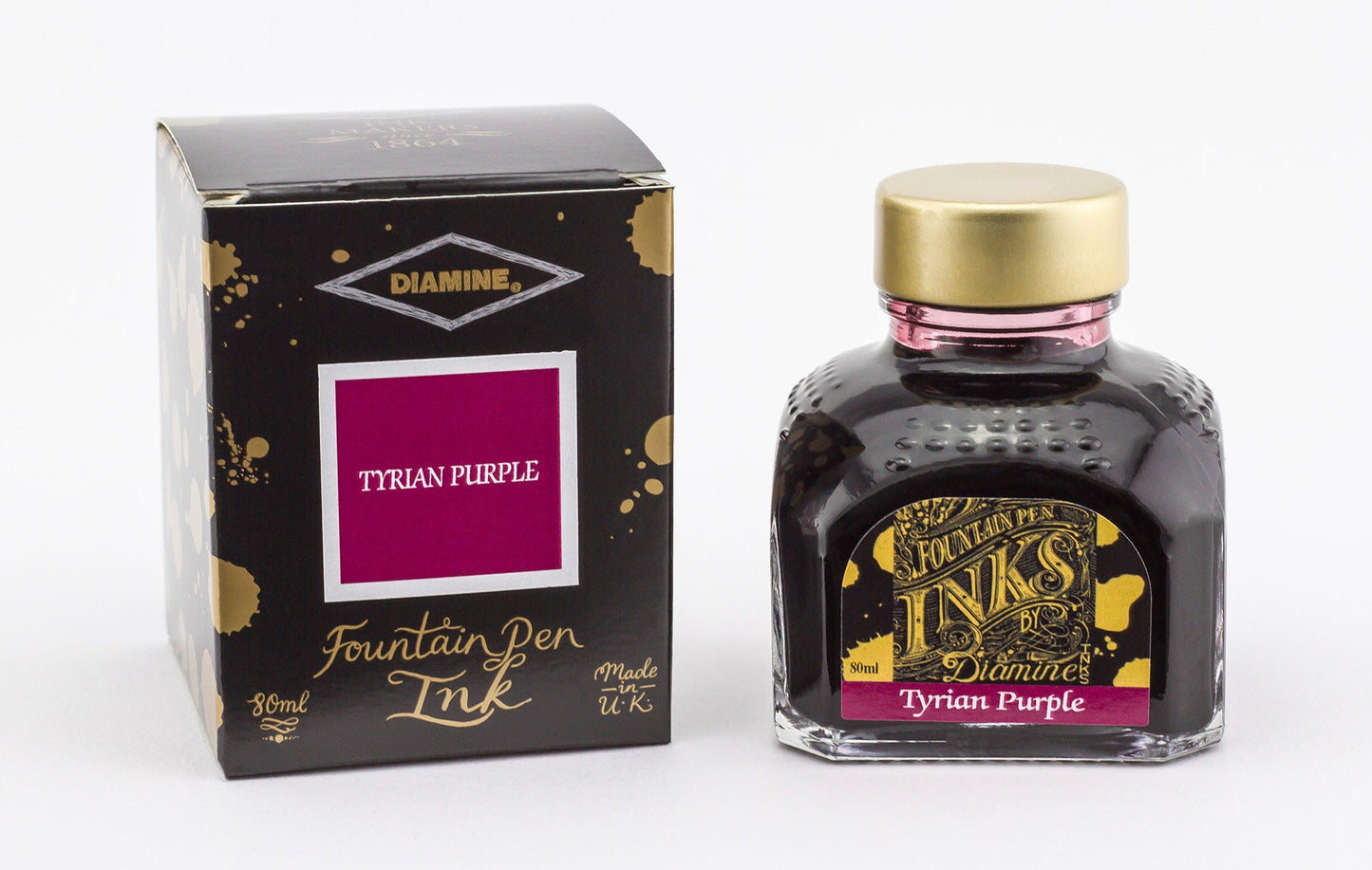 Diamine 80ml Fountain Pen Ink | Purples | Pinks |