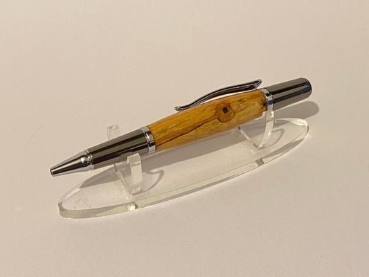 The Dark Hedges Pen! (The Kingsroad) | Silver Gunmetal Twist Ballpoint Pen | Sierra (Cierra) Style | Handcrafted Wooden Pen