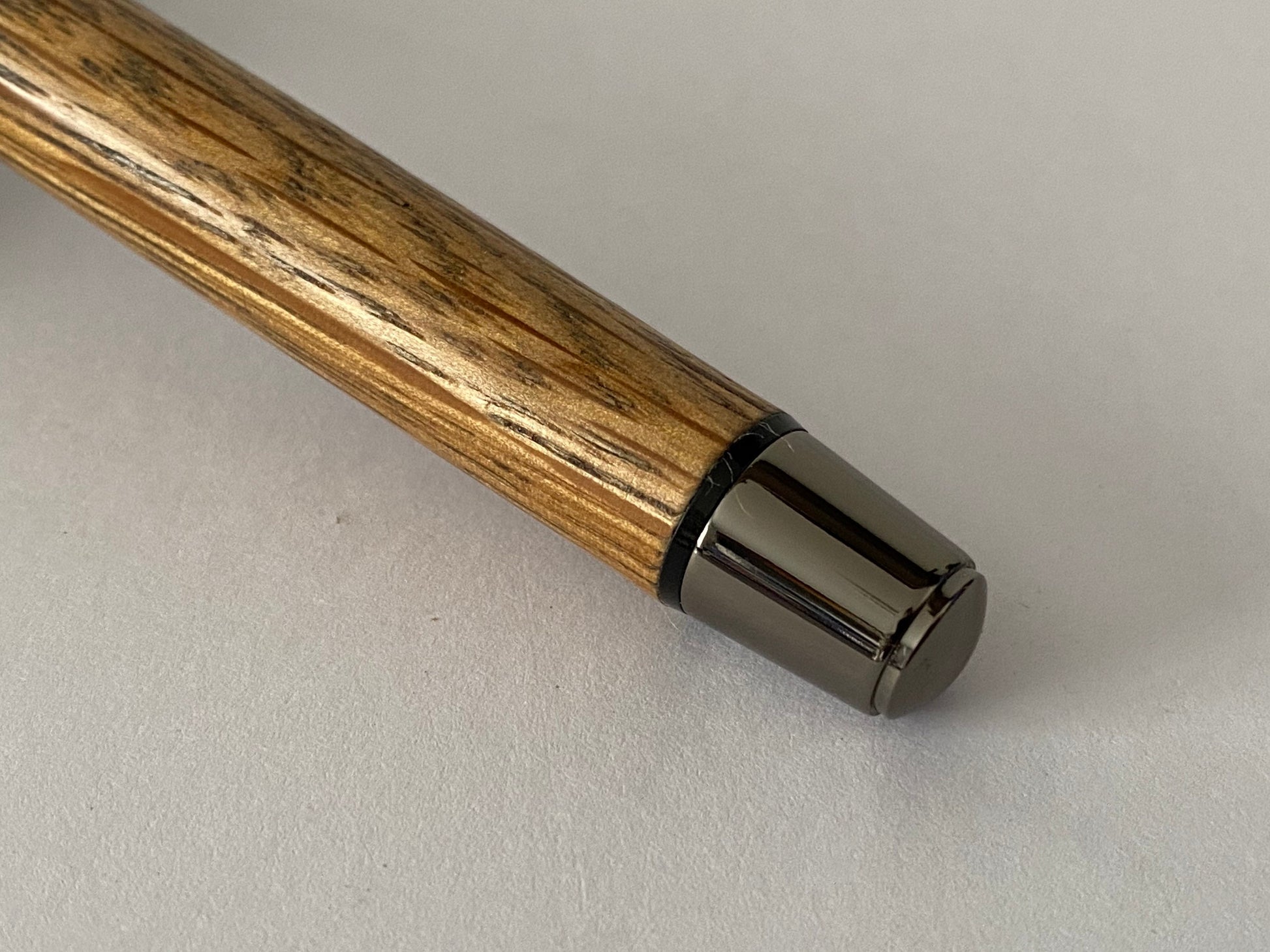Irish Whiskey Barrel Fountain Pen - Style 2 | Handcrafted Wooden Oak Pen